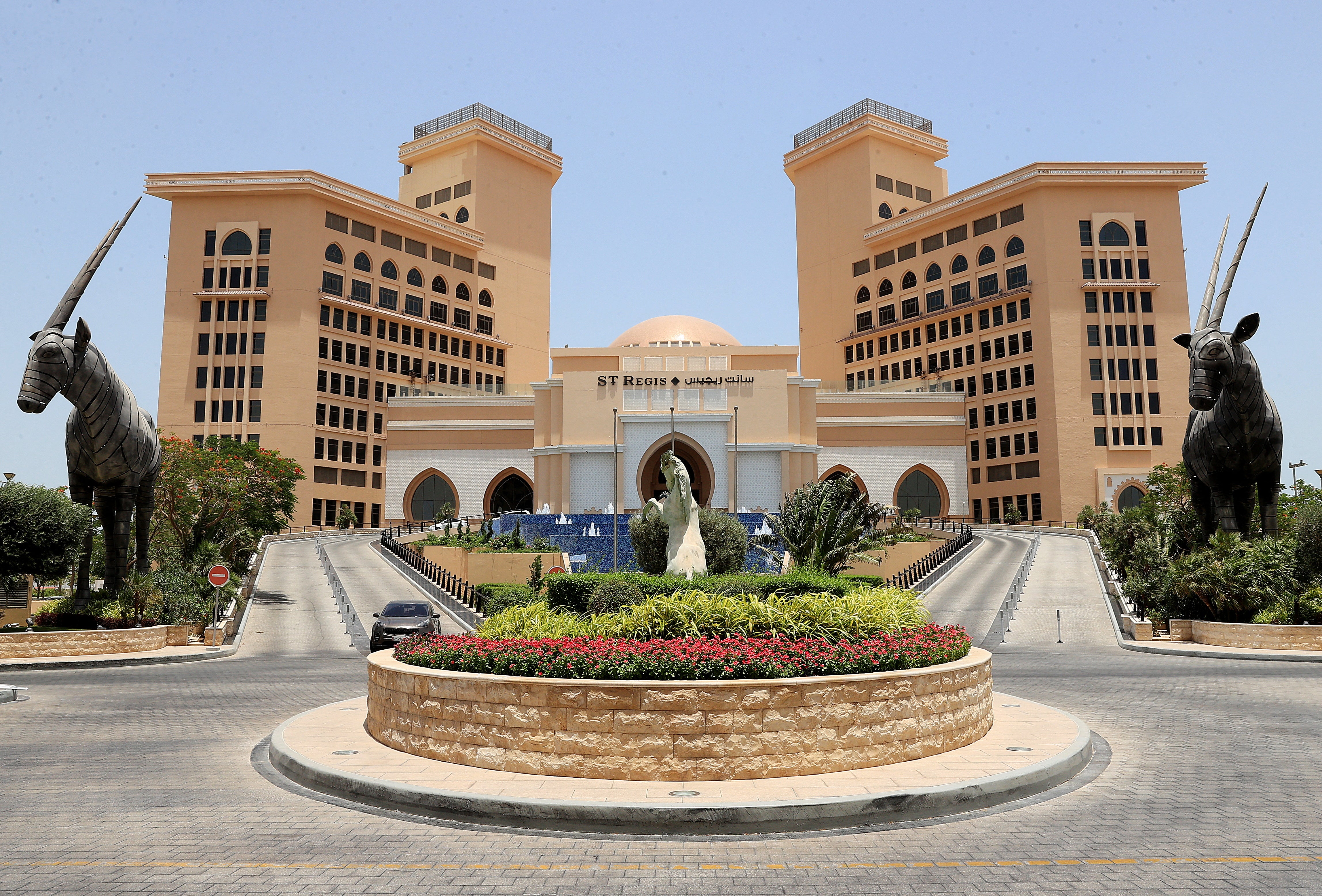 The five star St Regis hotel in Doha