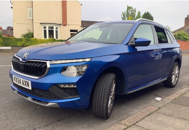 <p>The Kamiq is a dinky ‘crossover’ – part SUV, part hatch </p>