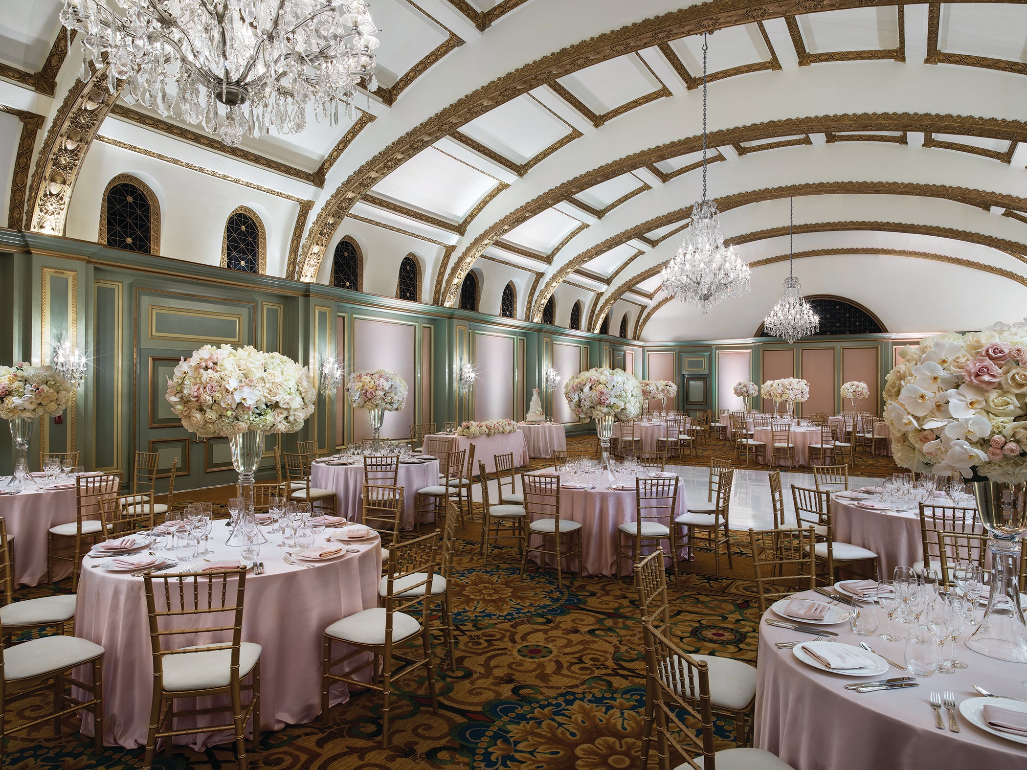 The Langham’s historic ballrooms often cater to grand events