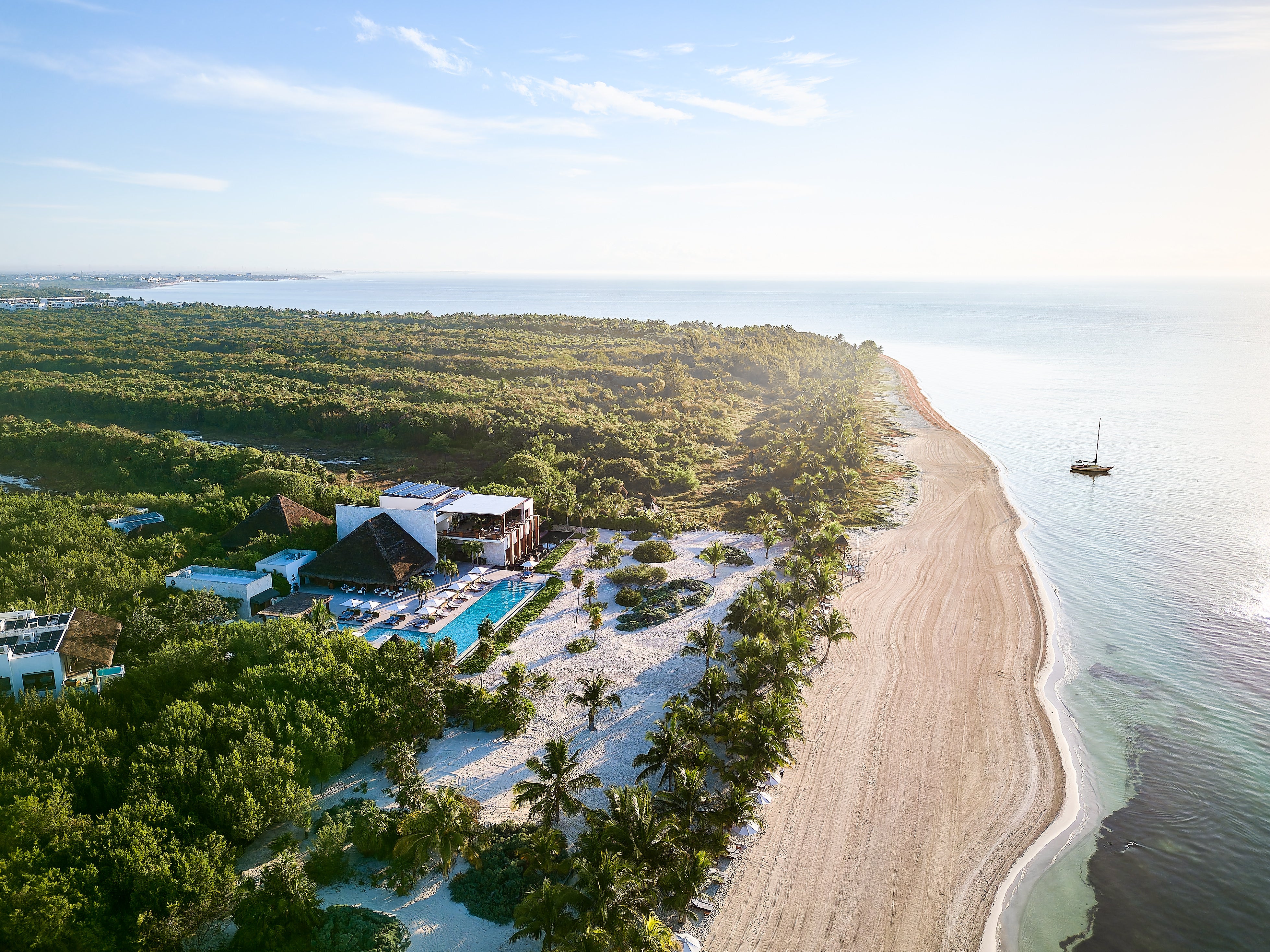 Nature meets hypermodernism at these Cancun hotels and resorts, such as at Chablé Maroma