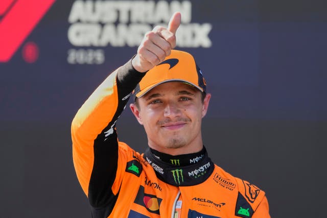 <p>Lando Norris is on pole position for the Austrian GP</p>