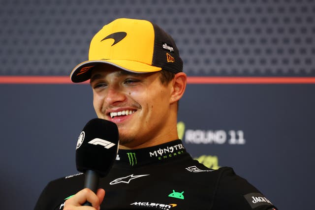 <p>Lando Norris is eyeing back-to-back victories</p>