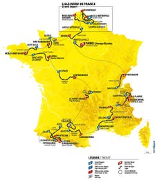 Tour de France 2025 stage-by-stage guide: Route maps and profiles for all 21 days