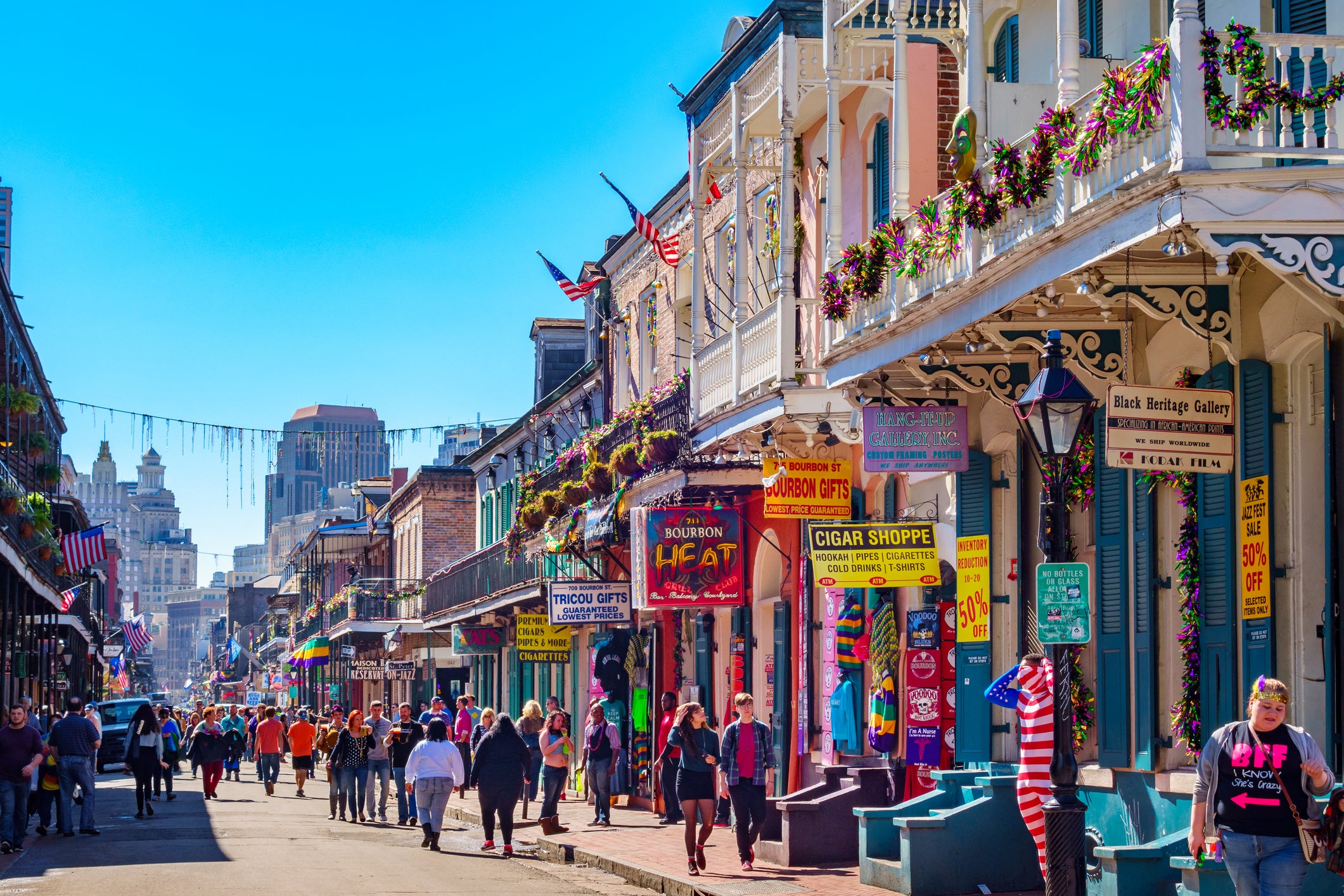 Tickets are now on sale for a new train service between New Orleans (pictured) and Mobile, Alabama