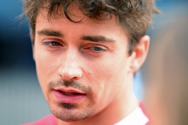 <p>Charles Leclerc launched a fiery rant over team radio after qualifying at Silverstone</p>