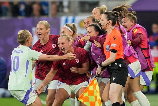 Jess Fishlock created history for Wales (Martin Meissner/AP)